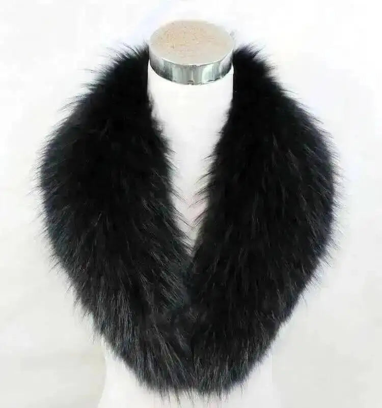 CowLost | natural-color-raccoon-fox-collar-scarf |36