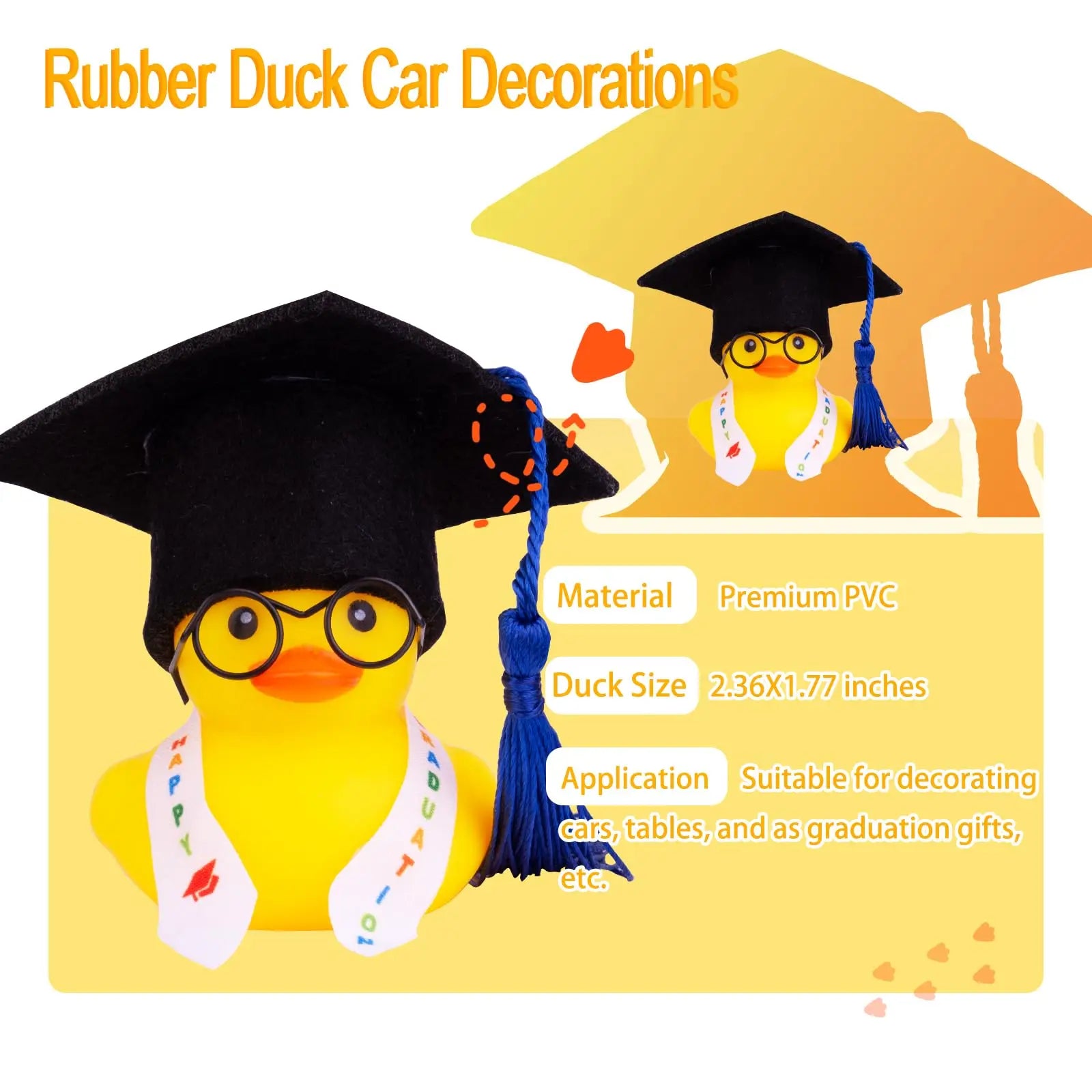 CowLost | product_id-graduation-rubber-duck-with-tassels-car-duck-party-favors-for-students |2