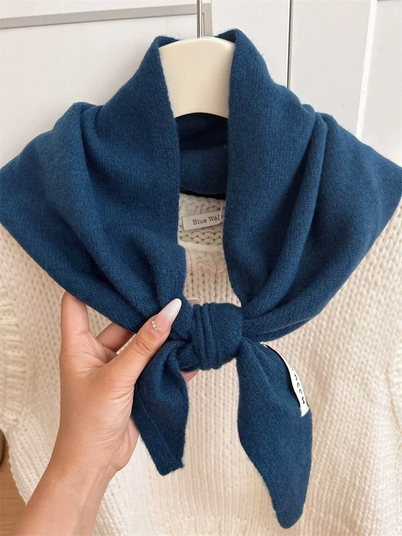 CowLost | british-korean-triangle-scarf-niche-wool-triangular |46