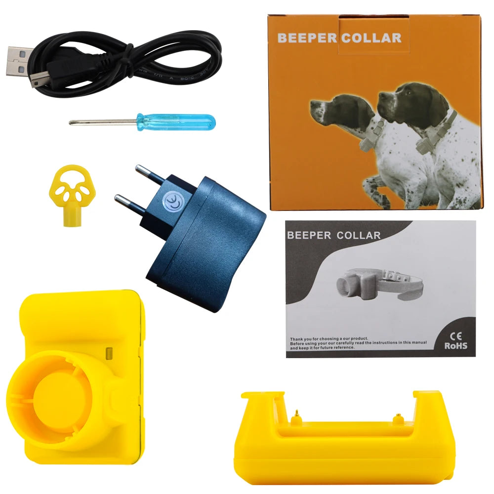 Rechargeable Waterproof Hunting Dog Beeper Training Collar
