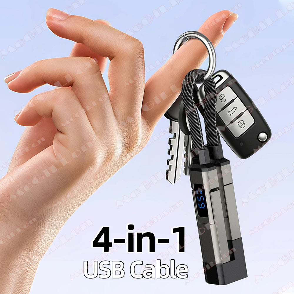 CowLost | product_id-65w-4-in-1-super-fast-charging-keychain-cable-with-digital-display-for-iphone-17-samsung |1