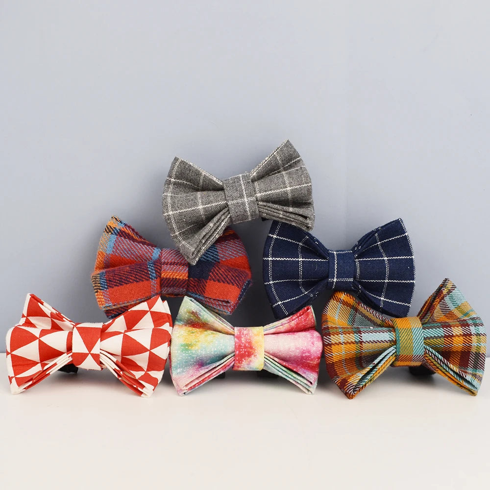 CowLost | cat-furniture-adjustable-cat-collar-with-bowknot-and-bell |3