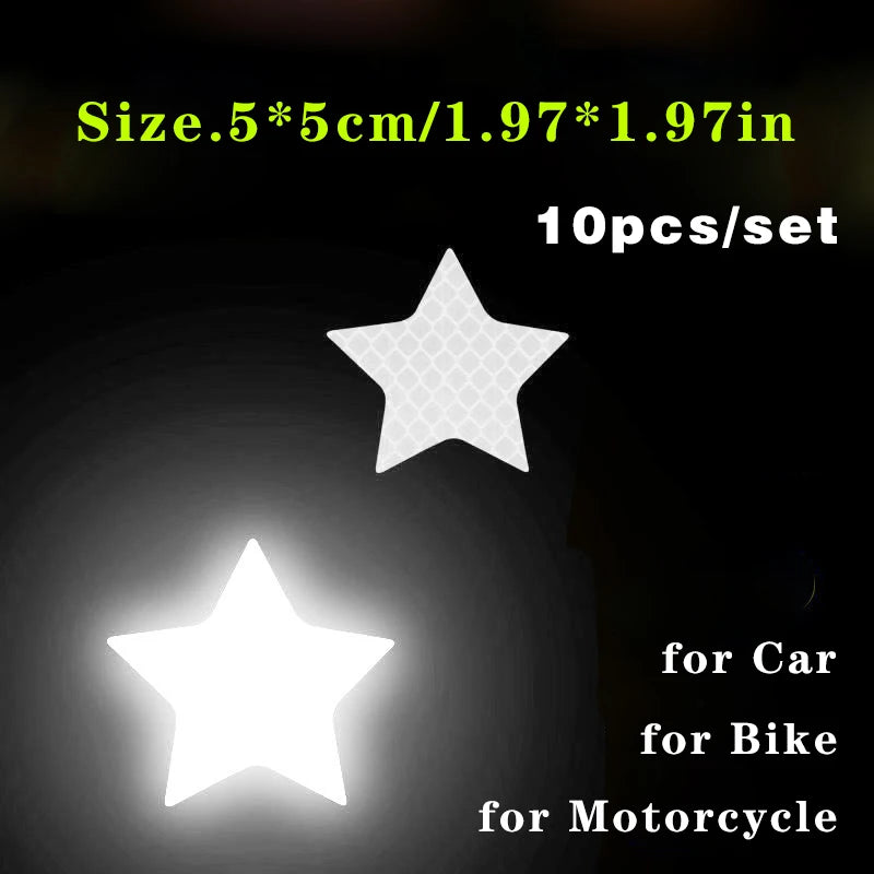 CowLost | product_id-10pcs-reflective-car-bumper-safety-warning-strips-stickers-set |15