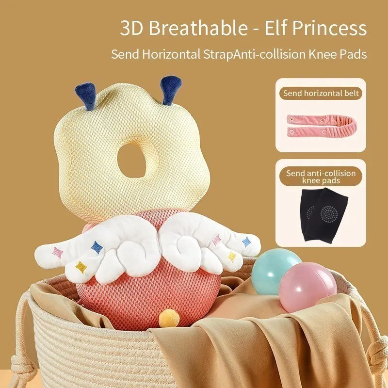 CowLost | aibedila-newborn-head-back-protector-baby-protect-pillow-learn-walk-headgear |32