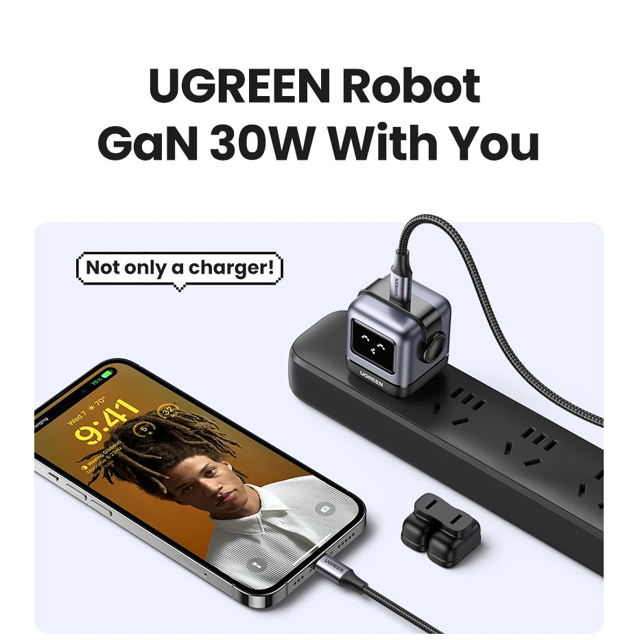 CowLost | ugreen-30w-65w-gan-charger-robot-design-pd3-0-fast-charger |17