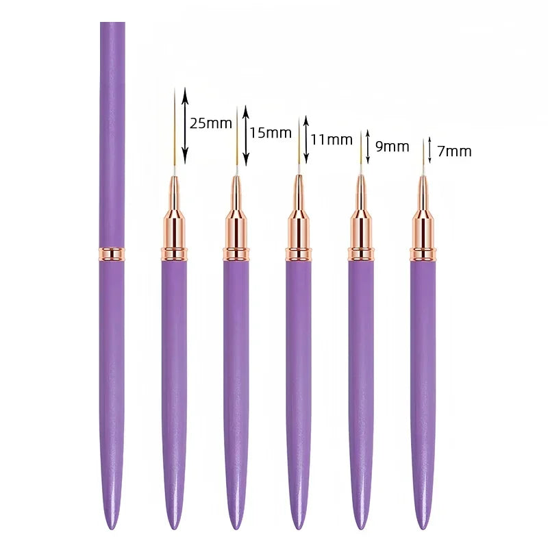 CowLost | tools-nail-liner-brush-set-5pcs-uv-gel-manicure-tools |13