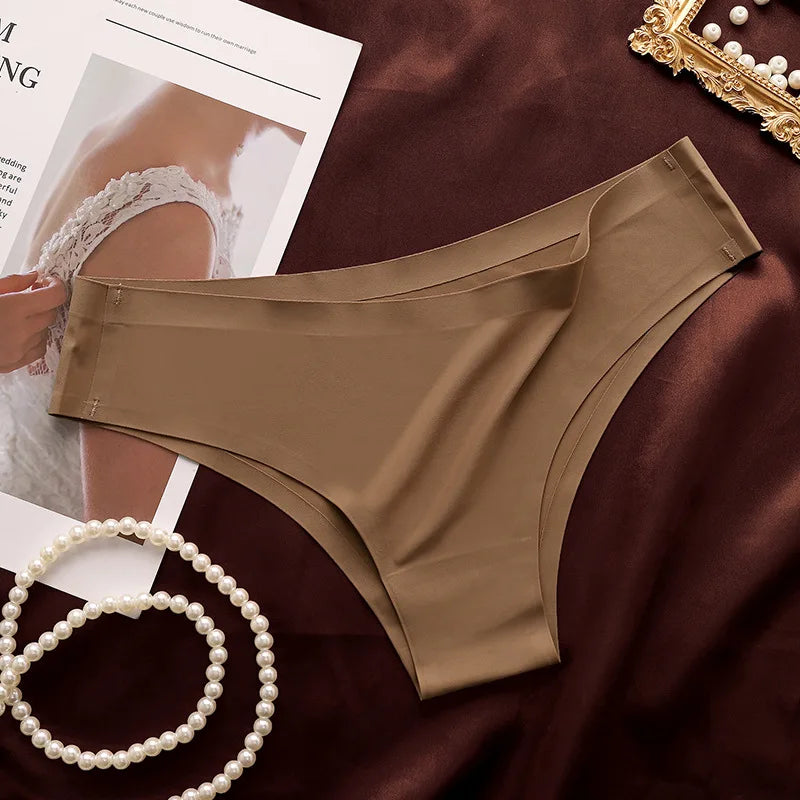 CowLost | product_id-women-s-ice-silk-seamless-low-waist-brazilian-briefs-m-xl-comfortable-panties |16