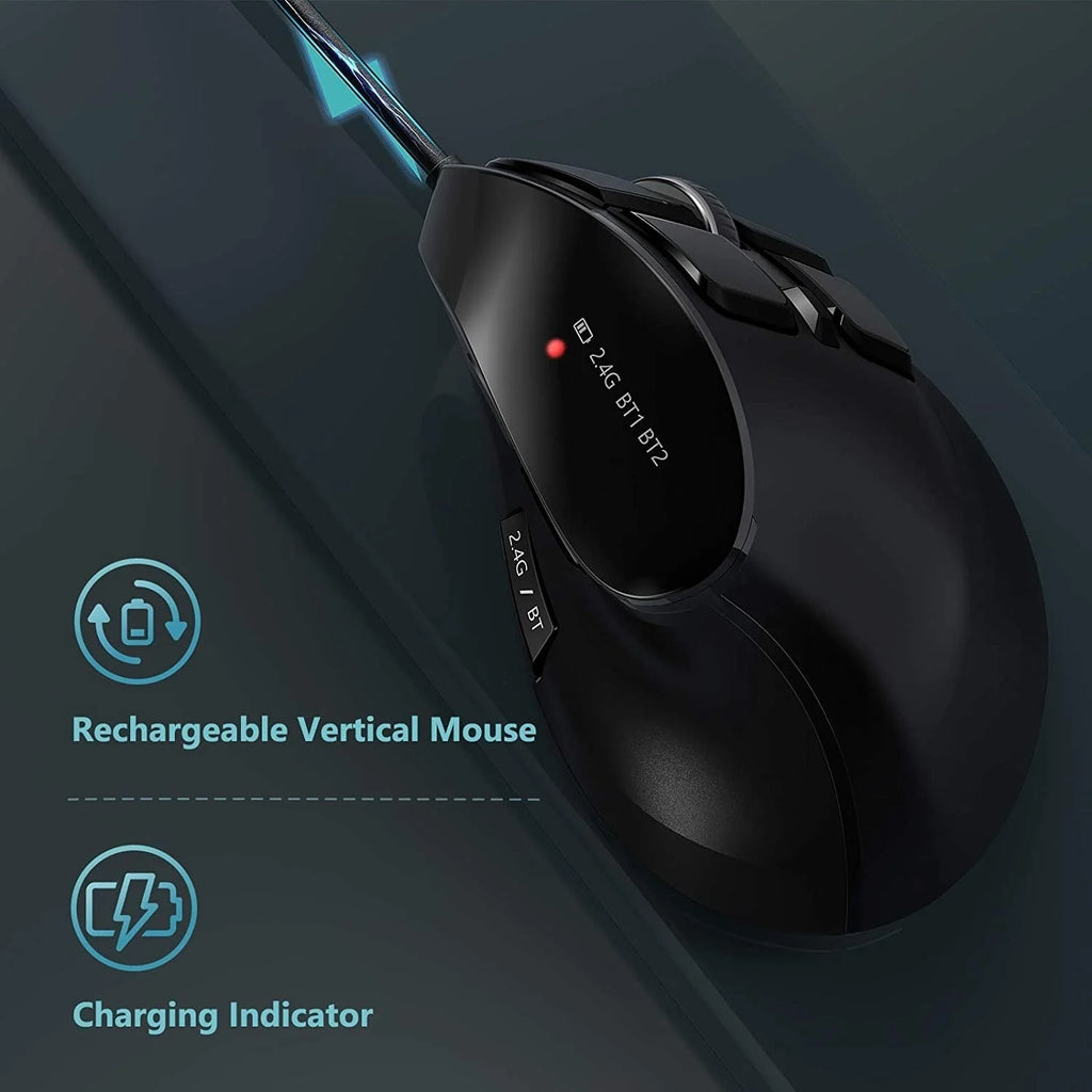 CowLost | product_id-jomaa-silent-vertical-ergonomic-bluetooth-wireless-mouse-with-dual-mode-adjustable-sensitivity |6