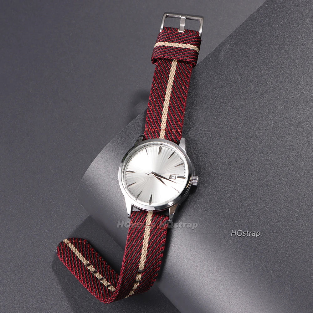 Nylon Wristwatch Strap 20mm 22mm Quick Release Comfortable Watch Band Universal