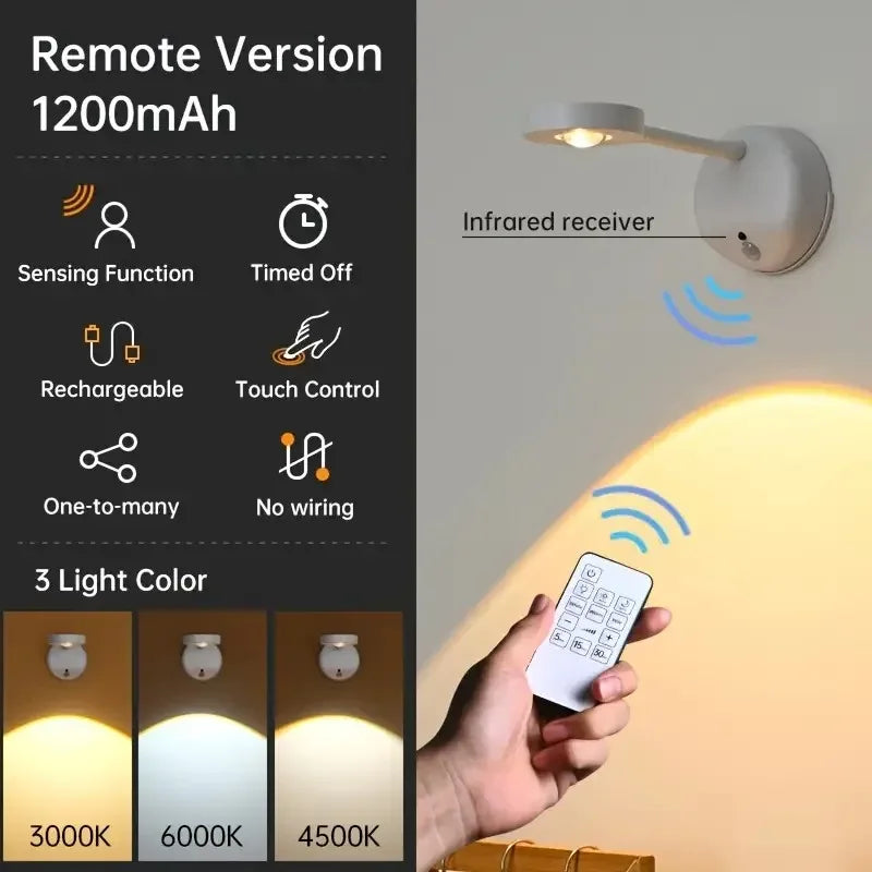 CowLost | product_id-usb-rechargeable-wireless-human-sensing-dimmable-led-wall-spotlight-for-paintings-with-3-color-modes |7