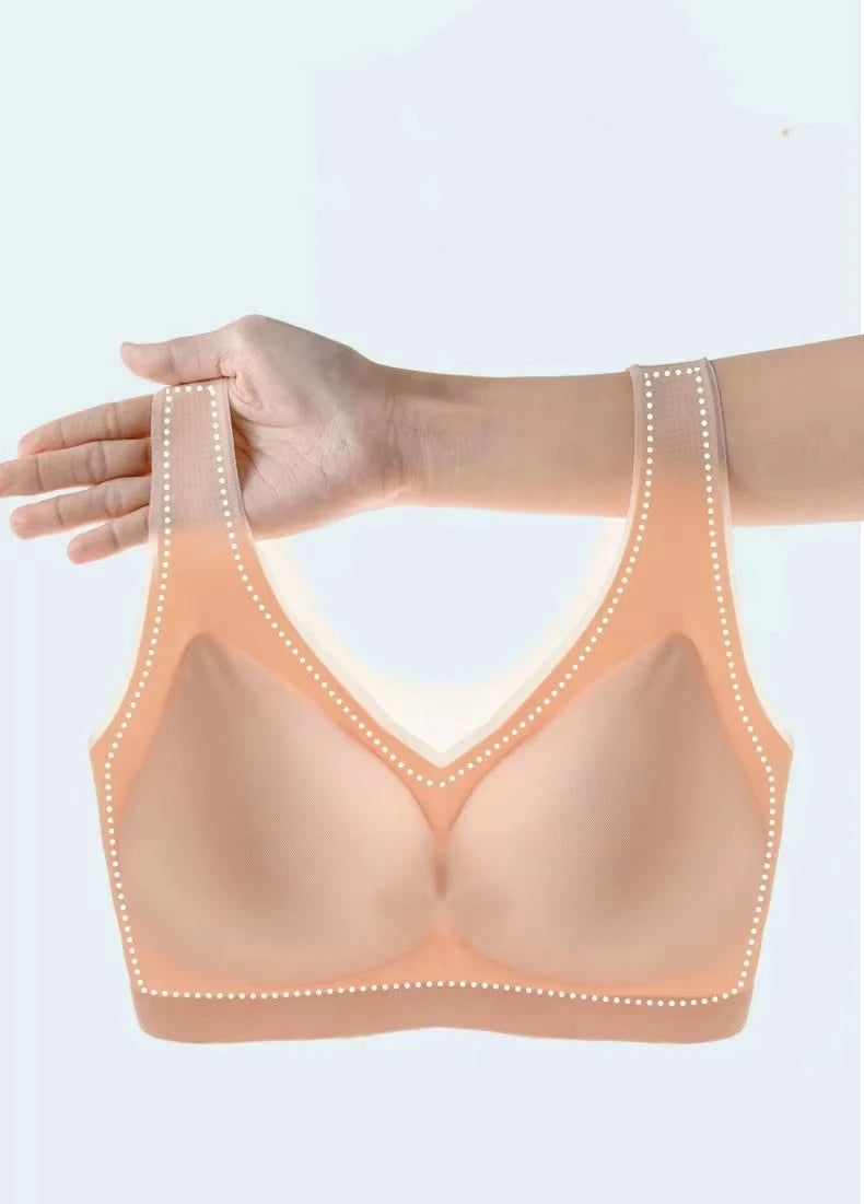 CowLost | product_id-ultra-thin-seamless-nude-wire-free-bra-with-thin-mold-cup-anti-sagging-beautiful-back-large-size |14