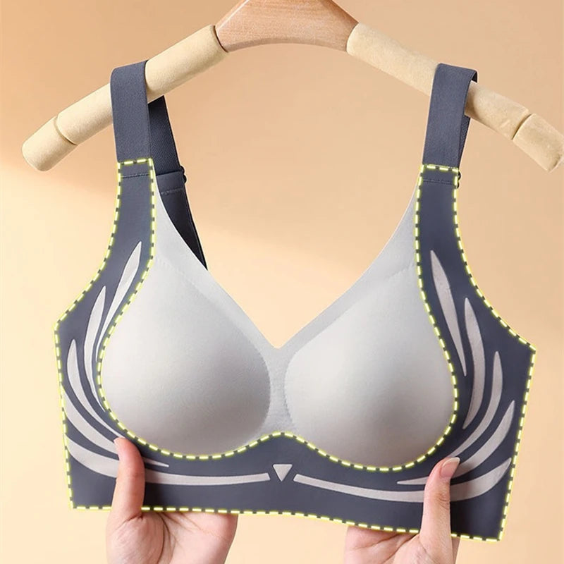 CowLost | product_id-large-wire-free-seamless-bra-for-women-anti-sagging-gathered-no-marks-beautiful-back-design |2