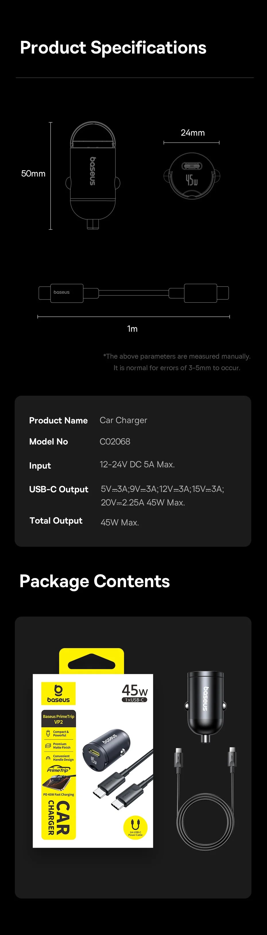 CowLost | baseus-45w-mini-car-charger-qc-pd-pps-ufcs-fast-charging |19