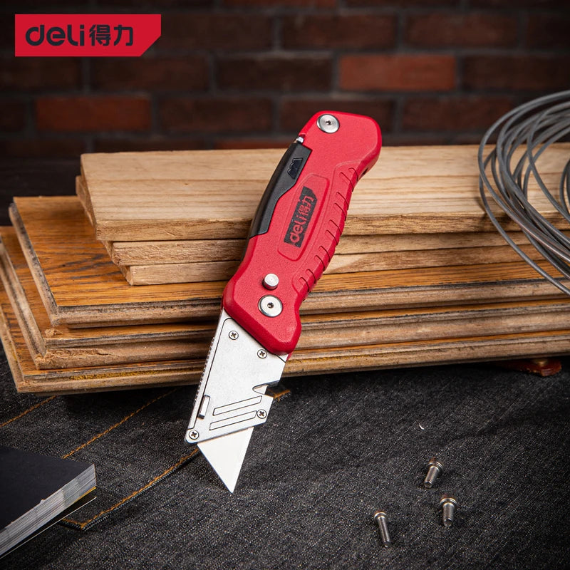 CowLost | product_id-deli-premium-heavy-duty-multi-function-folding-box-cutter-utility-knife-sk2-blade |2