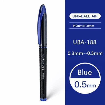 CowLost | product_id-japanese-uni-uba-188-gel-pens-0-5-0-7mm-black-red-blue-smooth-writing-for-school-office |20