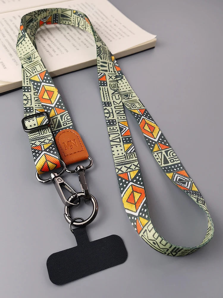 CowLost | uncategorized-adjustable-retro-pattern-crossbody-cell-phone-lanyard-with-card-gasket |17