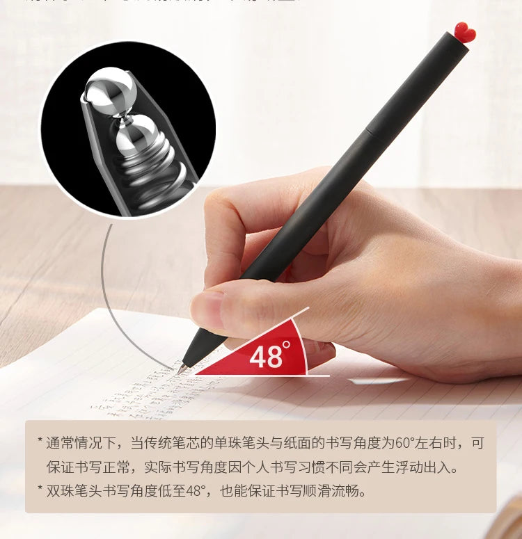 CowLost | product_id-kaco-first-cute-love-0-5mm-black-ink-gel-pen-set-rotating-ballpoint-for-valentines-day-gift |5