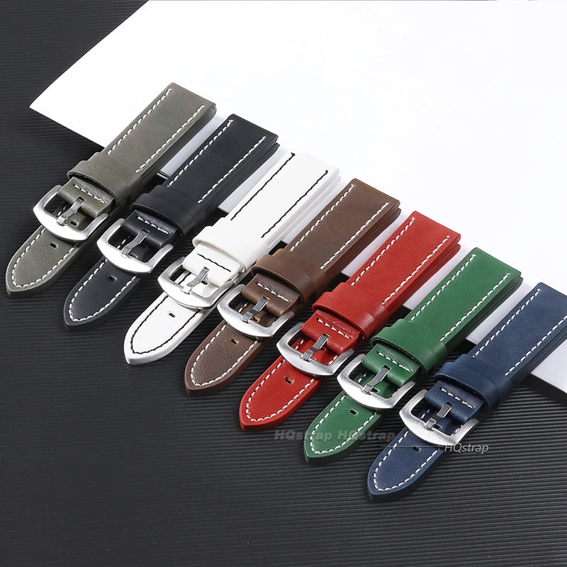 CowLost | product_id-hqstrap-genuine-leather-vintage-matte-watchband-18-24mm-for-men-women |7