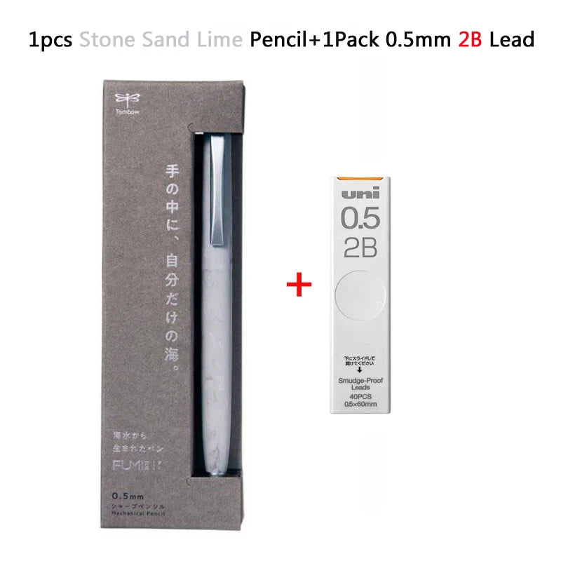 CowLost | product_id-tombow-bunsho-fumi-0-5mm-mechanical-pencil-ocean-mineral-ceramic-like-barrel-for-writing-drawing-sketching |25
