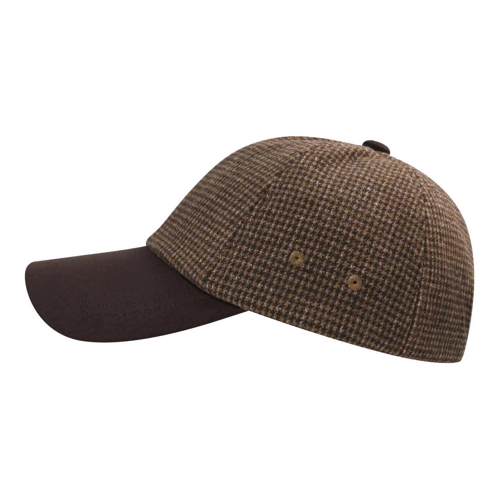 CowLost | botvela-mens-wool-tweed-baseball-cap-casual-style-soft-adjustable-unstructured-hat |7