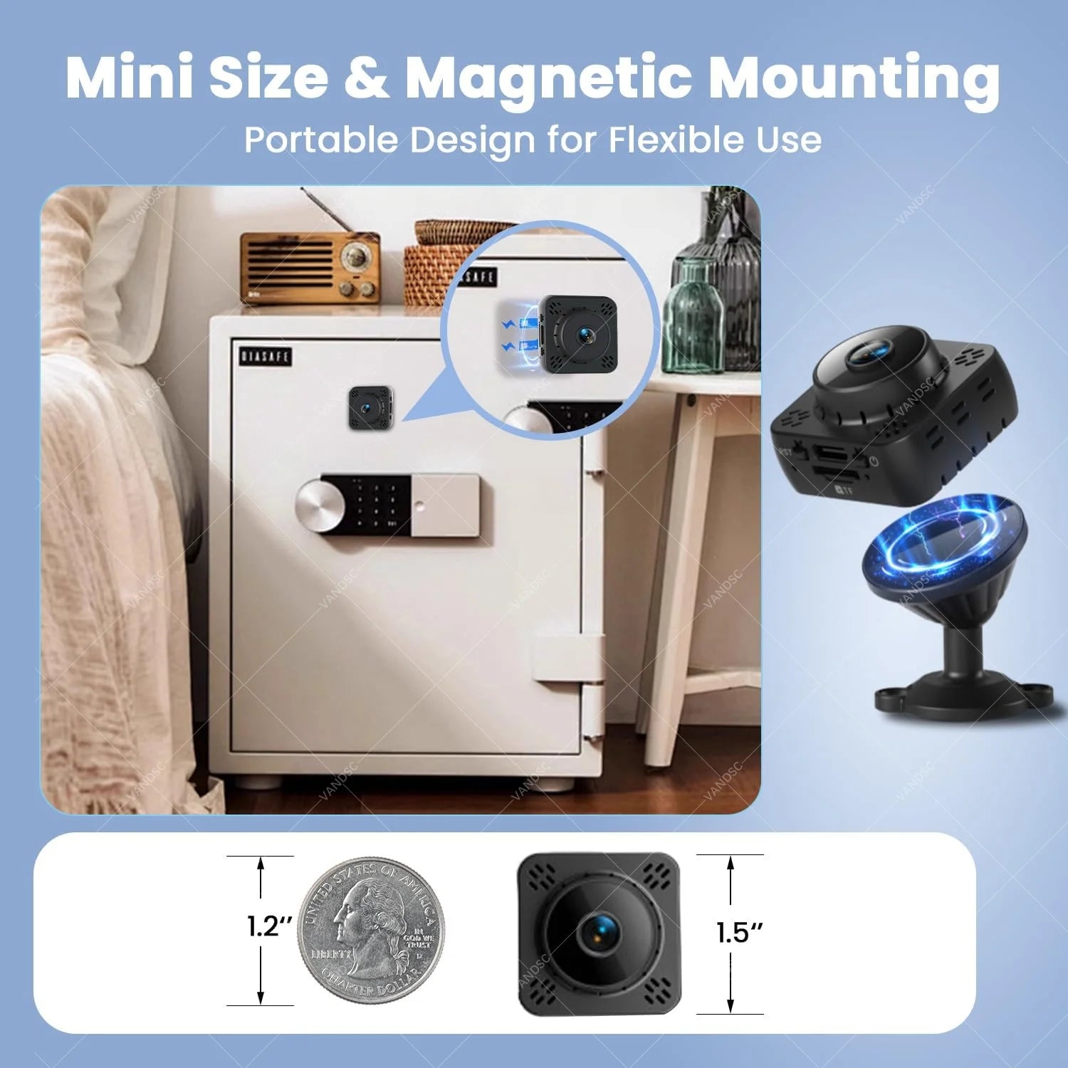 CowLost | product_id-vesafe-mini-wireless-4k-nanny-camera-with-wifi-cloud-sd-storage-magnetic-base |2