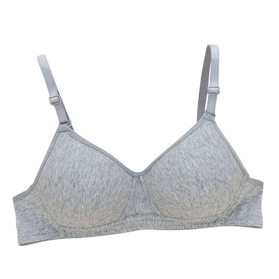 CowLost | product_id-girls-wireless-training-bra-with-detachable-straps-soft-solid-color-teens-bralette |23