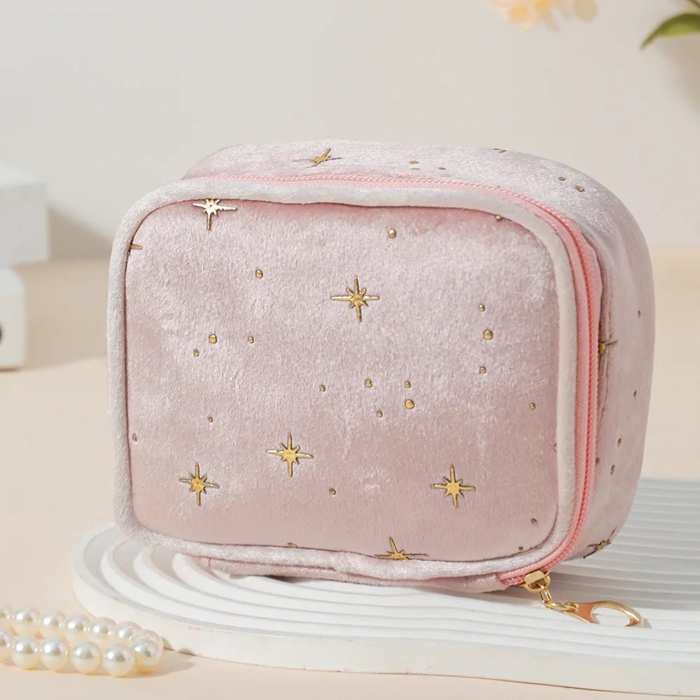 CowLost | mini-cute-square-cosmetic-bag-women-portable-earphones-lipstick-sanitary-napkins-storage-pouch |10