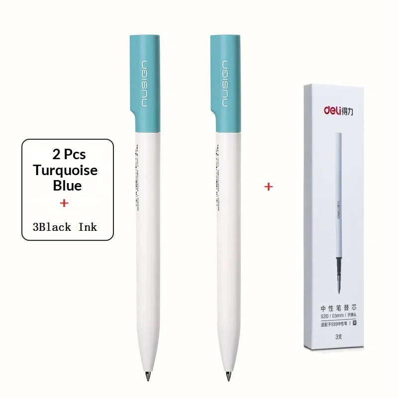 CowLost | product_id-deli-nusign-0-5mm-rotating-gel-pen-silent-smudge-proof-ink-minimalist-professional-writing-pen-for-exams-and-notes |26