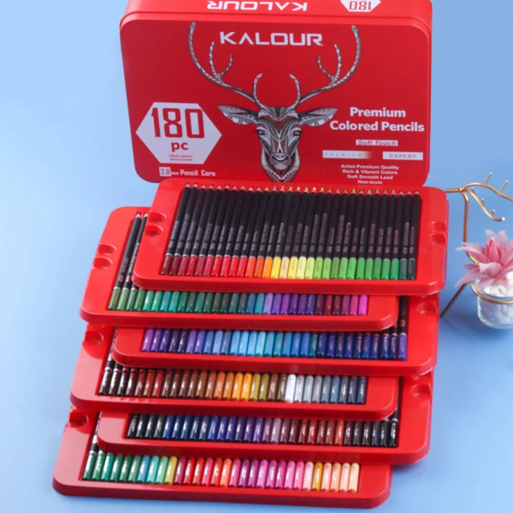 CowLost | art-pencils-product_id-kalour-oil-colored-pencils-set-50-300-pcs-professional-drawing-art-supplies |28