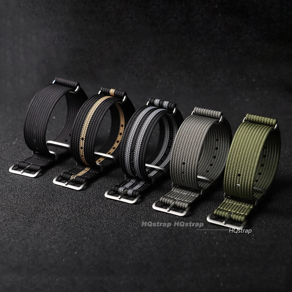CowLost | quality-nylon-watch-strap-18-19-20-22mm-brown-green-black-band-universal-watchband-women-army-sport-bracelet-replacement-belt |6