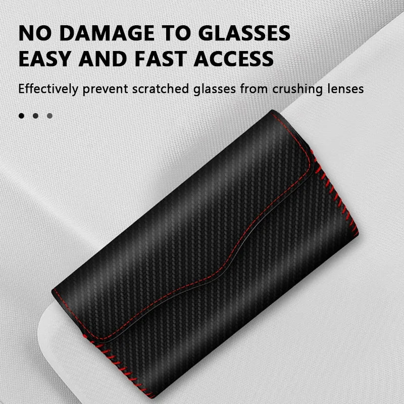 CowLost | product_id-car-sun-visor-sunglasses-holder-organizer-suede-leather-case |3