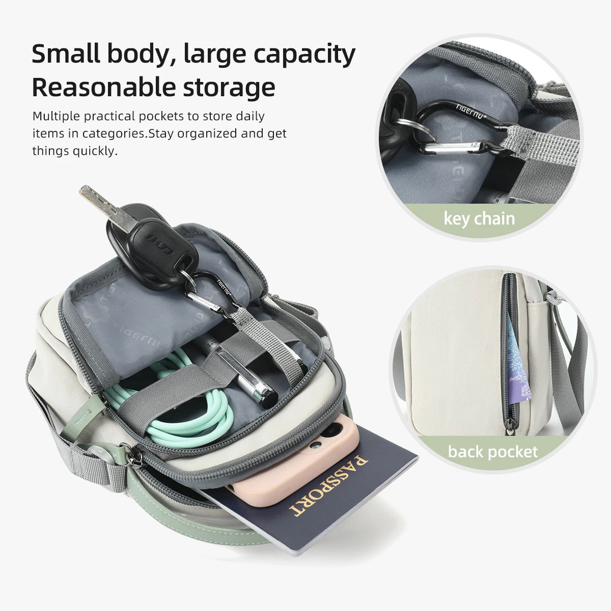 CowLost | tigernu-sling-bag-for-women-fashion-mini-phone-bag |2