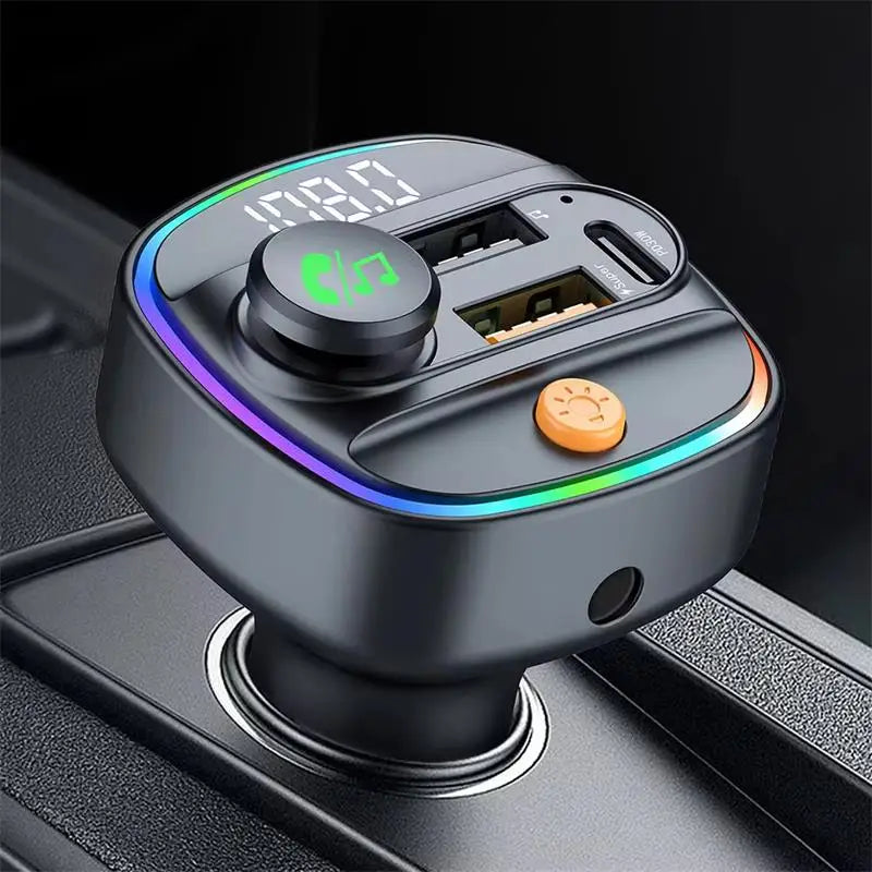 CowLost | product_id-pd30w-fast-charger-bluetooth-5-3-fm-transmitter-handsfree-car-aux-mp3-player-with-adapter |2