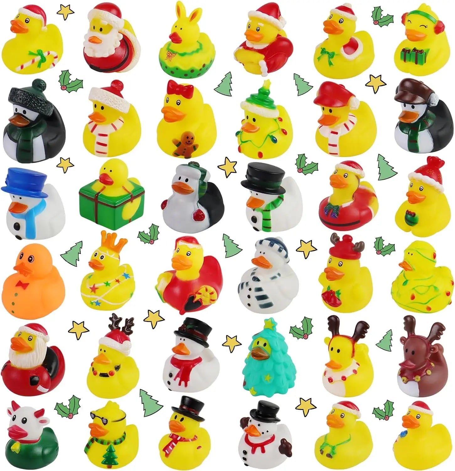 CowLost | product_id-2-6-12pc-christmas-rubber-duck-toys-for-holiday-parties |1