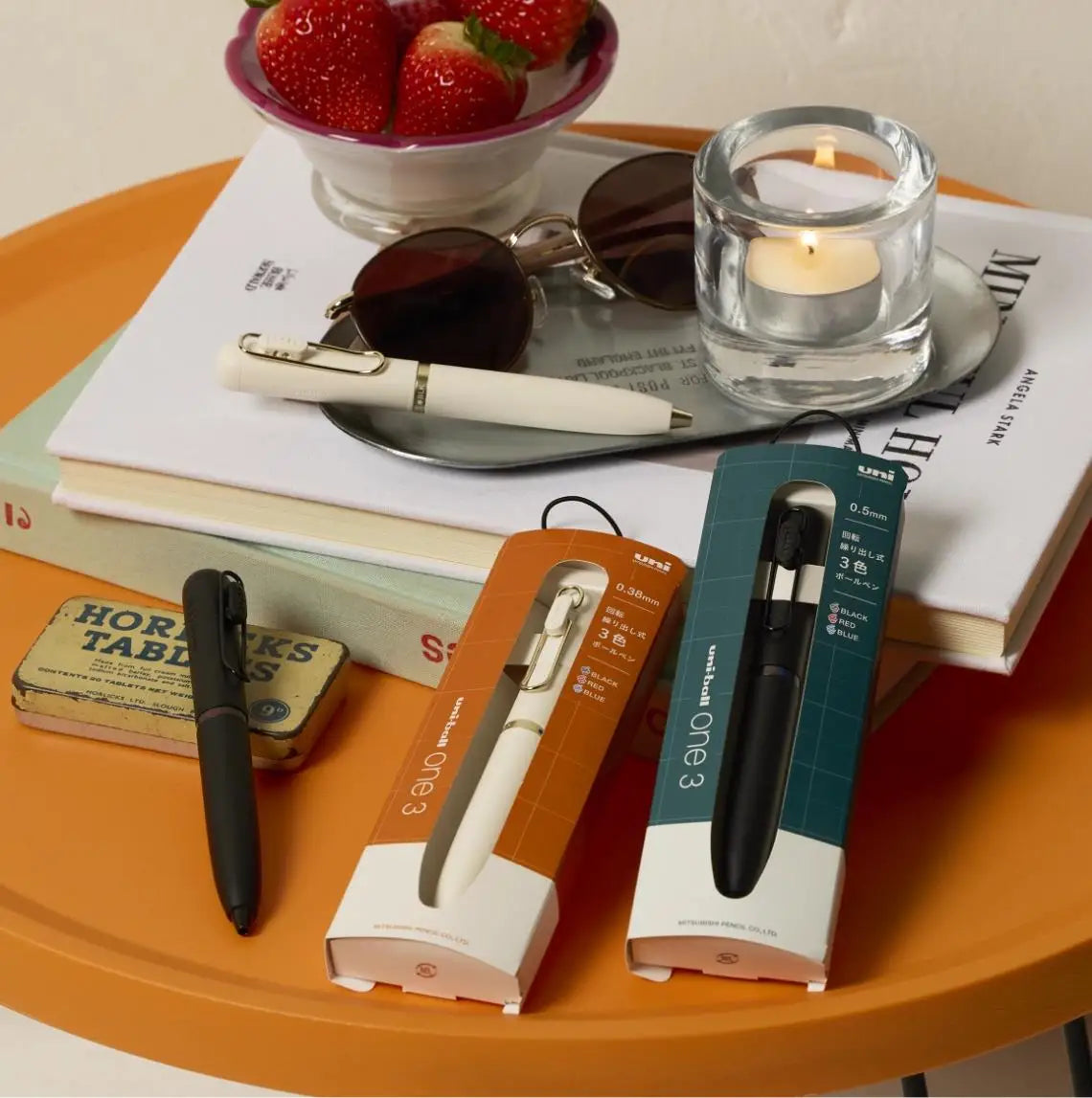CowLost | product_id-uni-ball-one-ume3-sr-mini-3-in-1-multifunction-pen-black-red-blue-water-based-ink |4