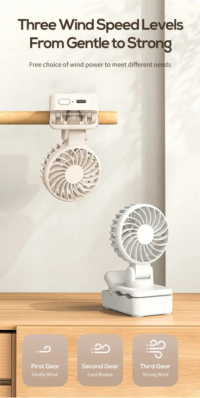 CowLost | product_id-homefish-usb-rechargeable-mini-clip-fan-portable-sunshade-cooling-fan-for-outdoor-travel-live-streaming |12