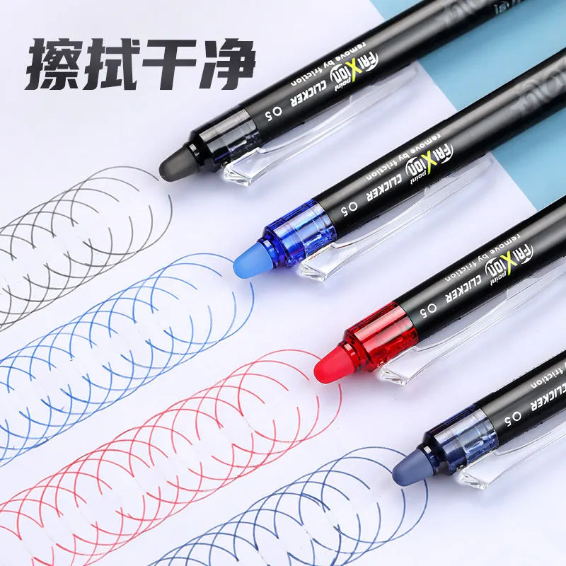 CowLost | product_id-pilot-frixion-0-5mm-retractable-erasable-gel-pens-black-red-blue-ink-for-homework-notes |5