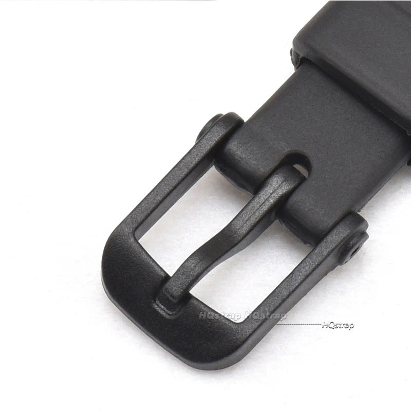 12mm Silicone Rubber Watchband for Casio LQ-130 LQ-139 LQ-140 Waterproof Sport Strap