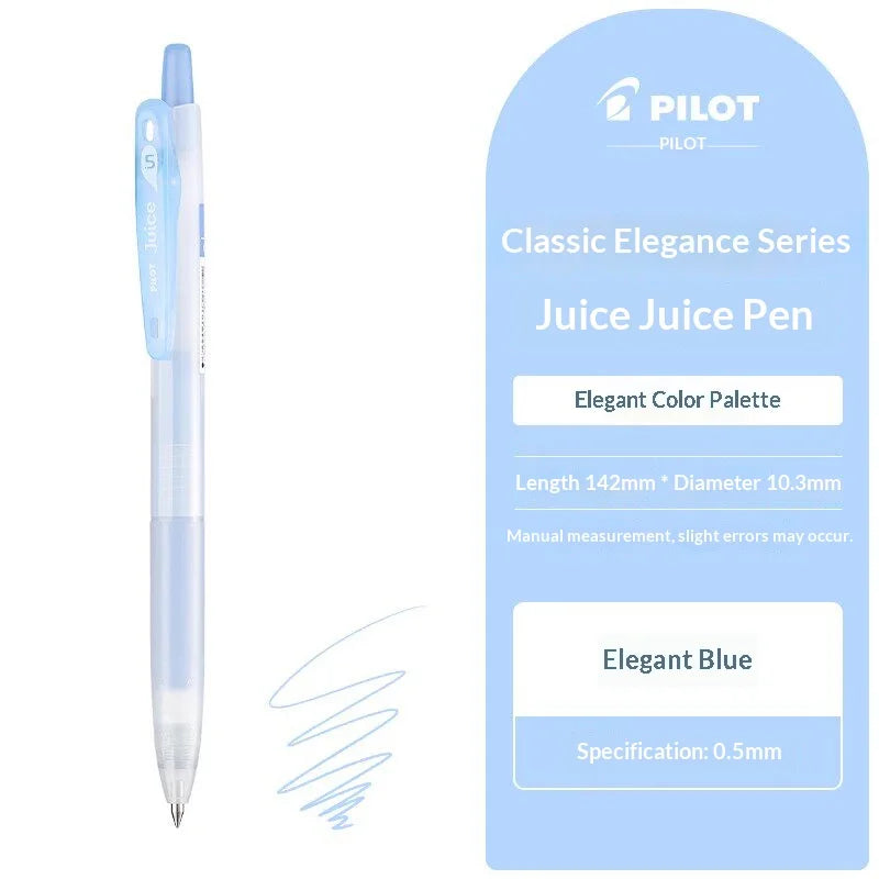 CowLost | product_id-pilot-juice-0-5mm-fine-gel-pens-soft-pastel-vintage-classics-clear-barrel-for-writing-illustration |30