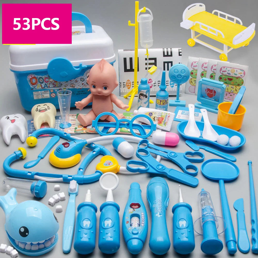 CowLost | product_id-doctor-toys-53-piece-kids-medical-and-dentist-pretend-play-set-educational-gift |18
