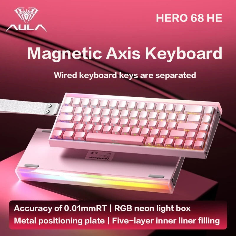 CowLost | aula-hero-68-he-magnetic-axis-keyboard |1