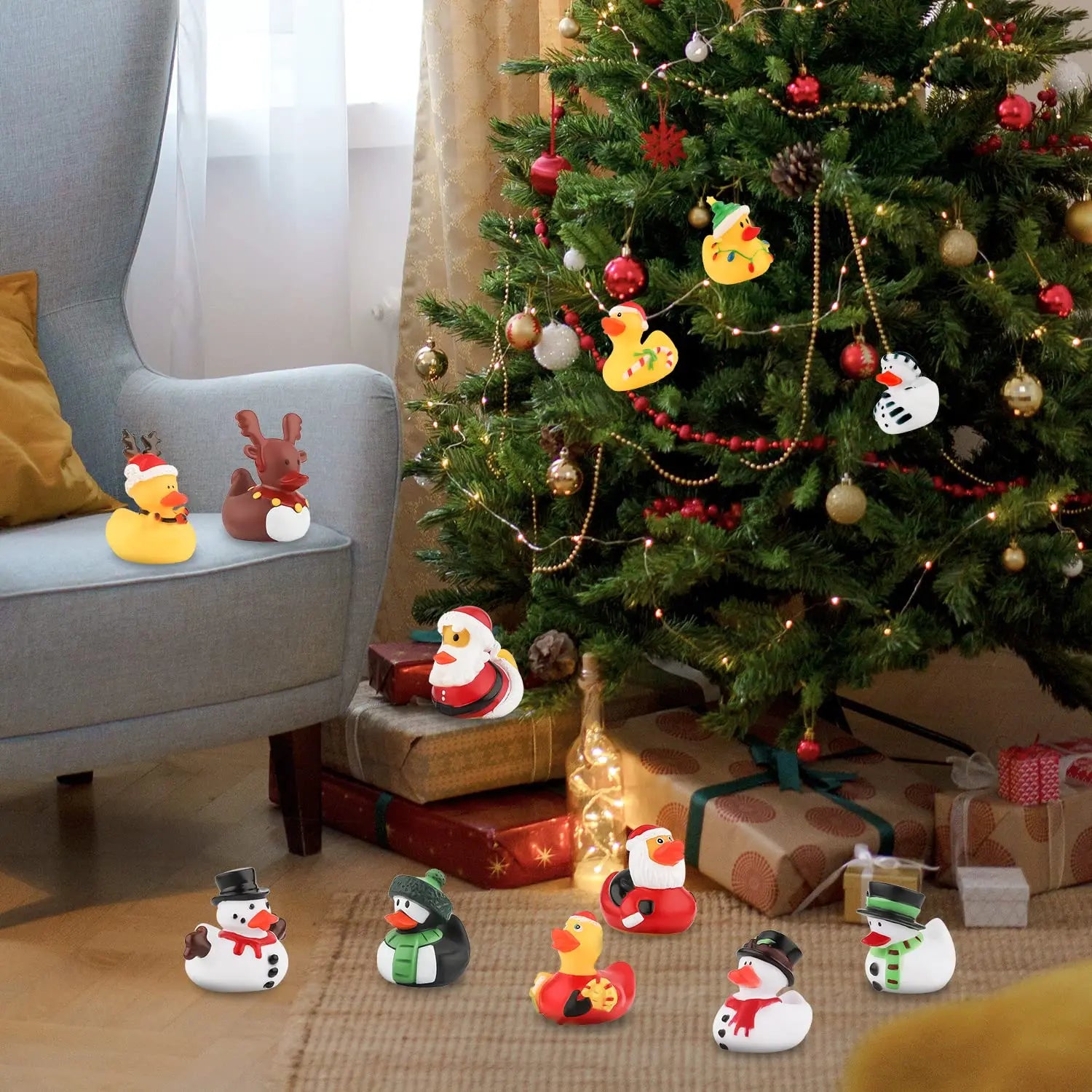 CowLost | product_id-2-6-12pc-christmas-bath-rubber-ducks-holiday-party-toys |6