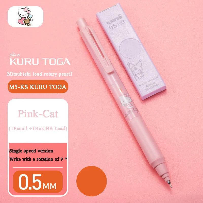 CowLost | product_id-uni-m5-ks-kuru-toga-mechanical-pencil-0-5mm-self-rotating-lead-black-technology |18