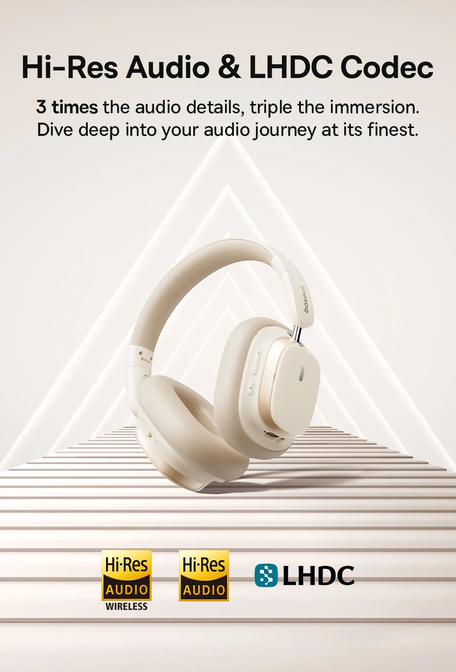 CowLost | baseus-bowie-h1s-wireless-headphones-bluetooth-5-4-noise-canceling-46db |9
