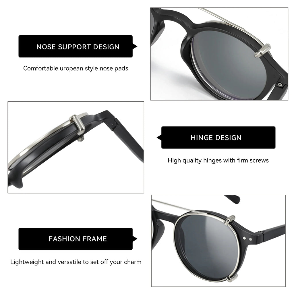 CowLost | zenottic-steampunk-style-clip-on-sunglasses-for-men-women-anti-blue-light-glasses |4