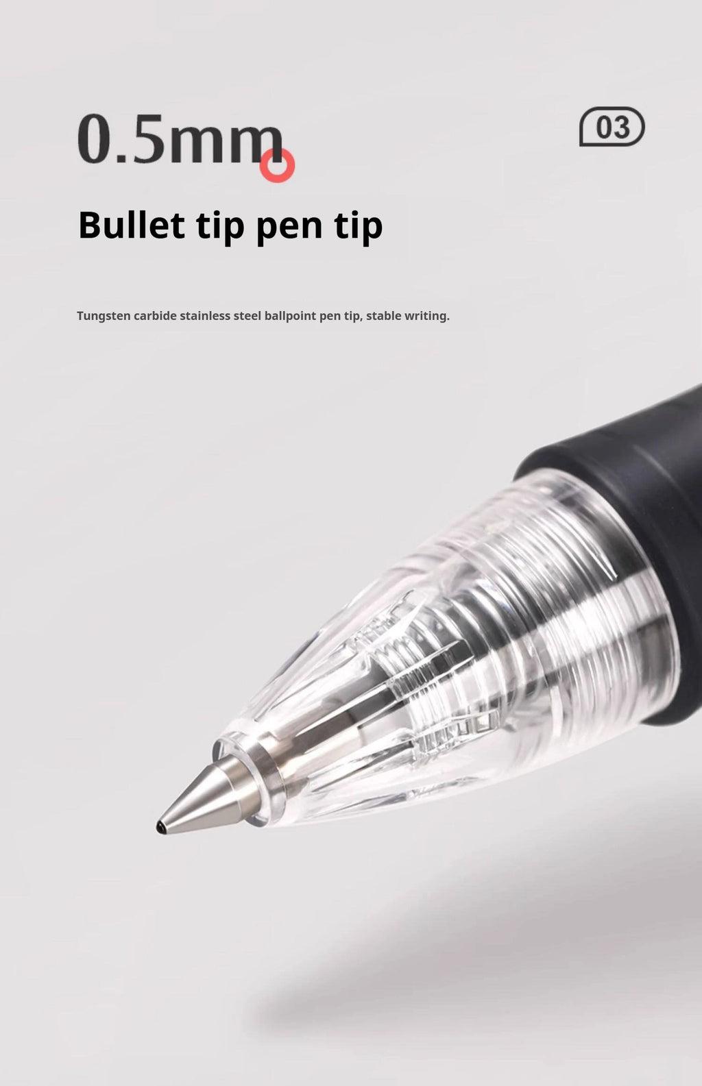 CowLost | product_id-pilot-g-6-0-5mm-gel-pen-with-comfort-grip-black-red-blue-ink-smooth-writing-needle-point |12