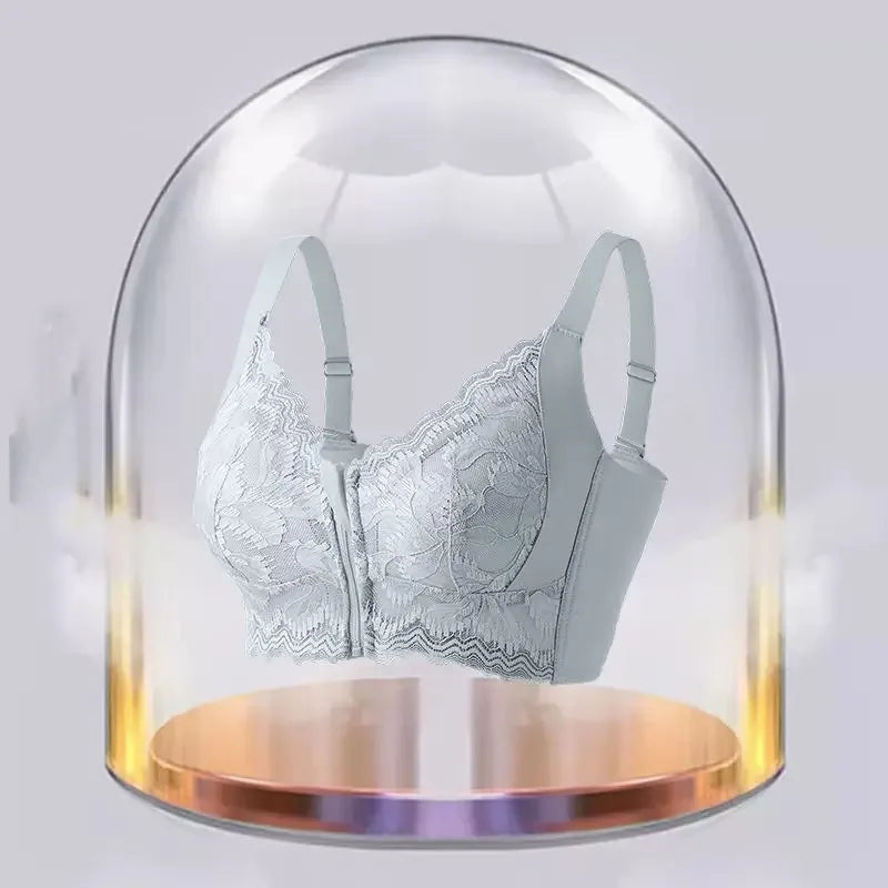 CowLost | product_id-womens-front-zipper-bra-with-back-gathering-correction-anti-sagging-comfort-warmth |8