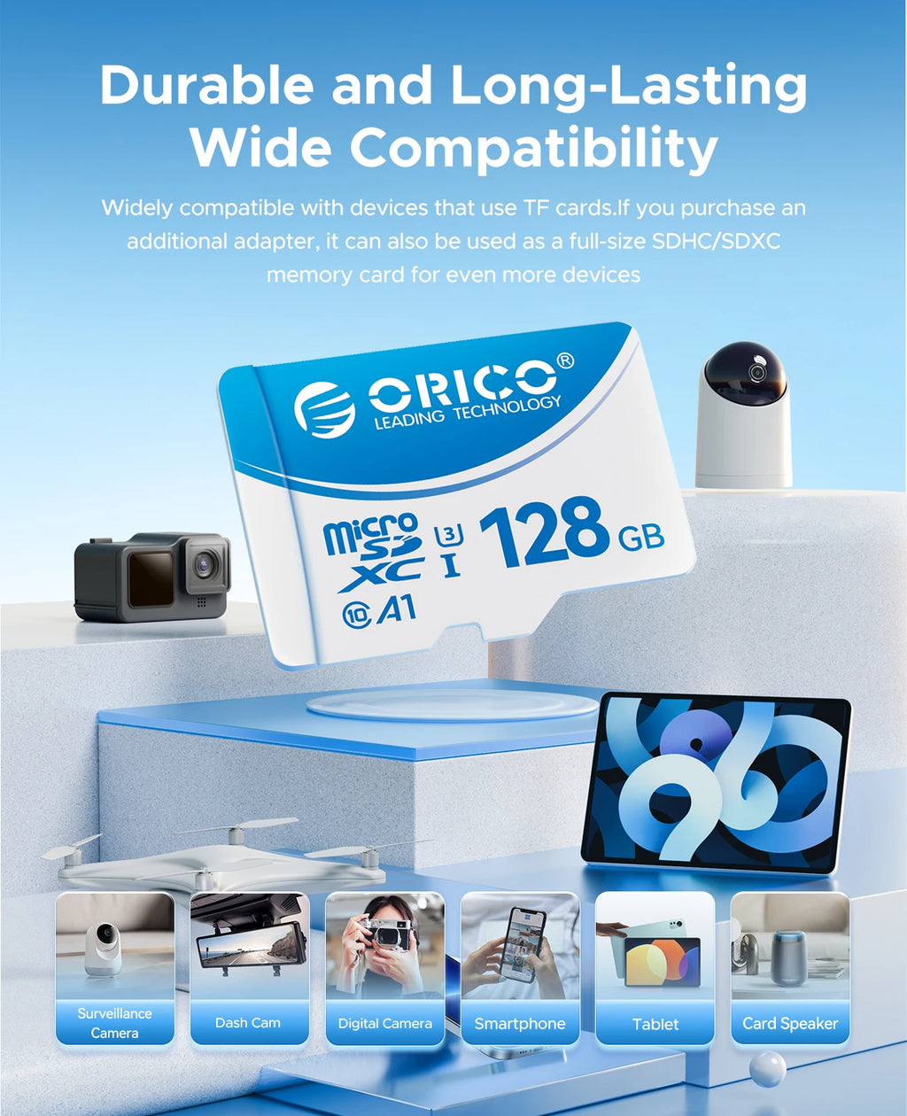 CowLost | orico-t3-128gb-microsdxc-uhs-i-memory-card |11