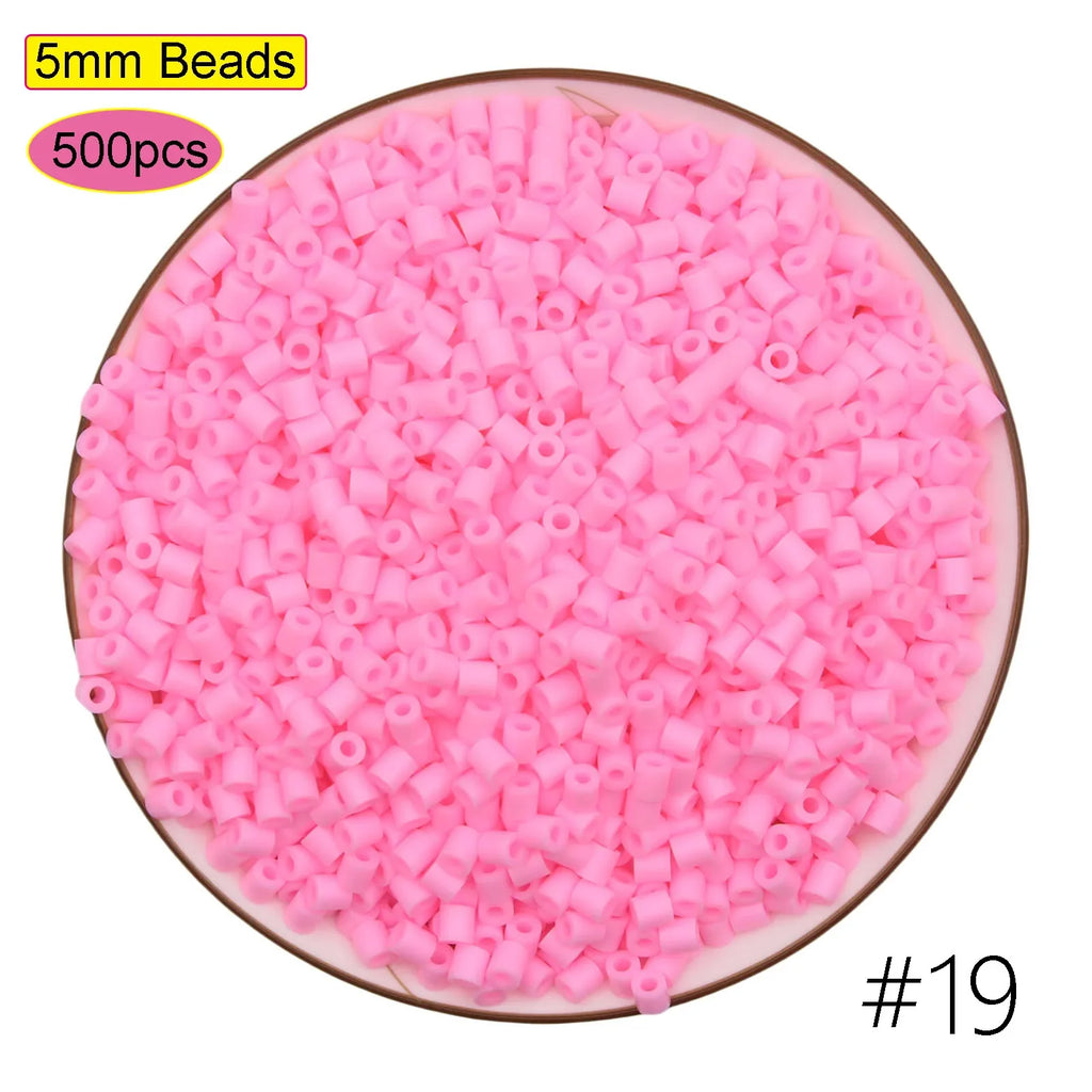 5MM 500PCS Pixel Puzzle Iron Beads DIY Handmade Gift Toy for Kids