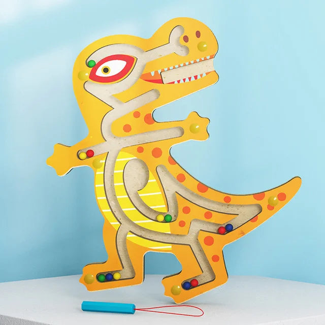 CowLost | fencing-barriers-childrens-wooden-magnetic-track-maze-balance-board-toy |28